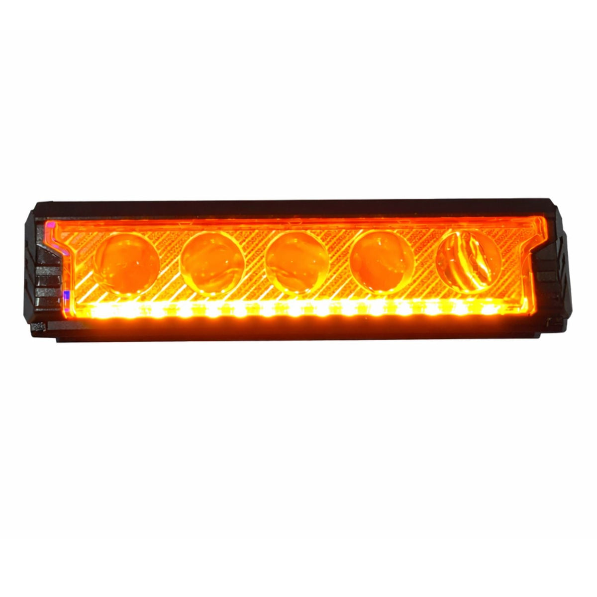 Lámpara LED de 2000 lm para bici y moto con lente TIR, luz blanca y ámbar - foto 3