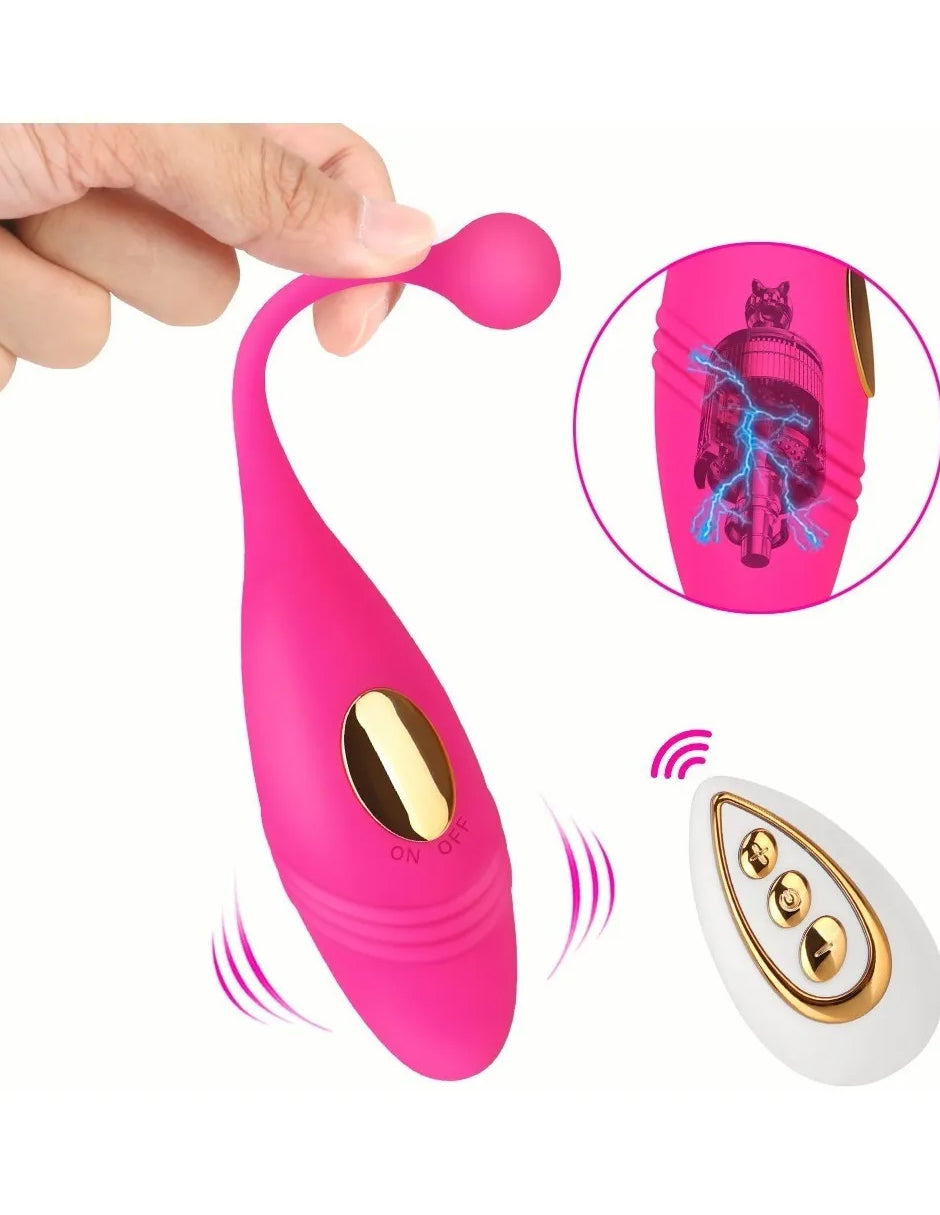 Vibrador De Control Remoto Inalámbrico En Forma De Huevo