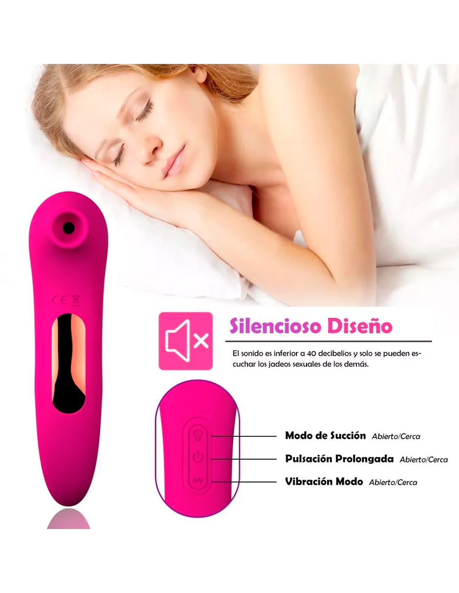 Vibrador Succionador De Clítoris Y Estimulador De Punto G