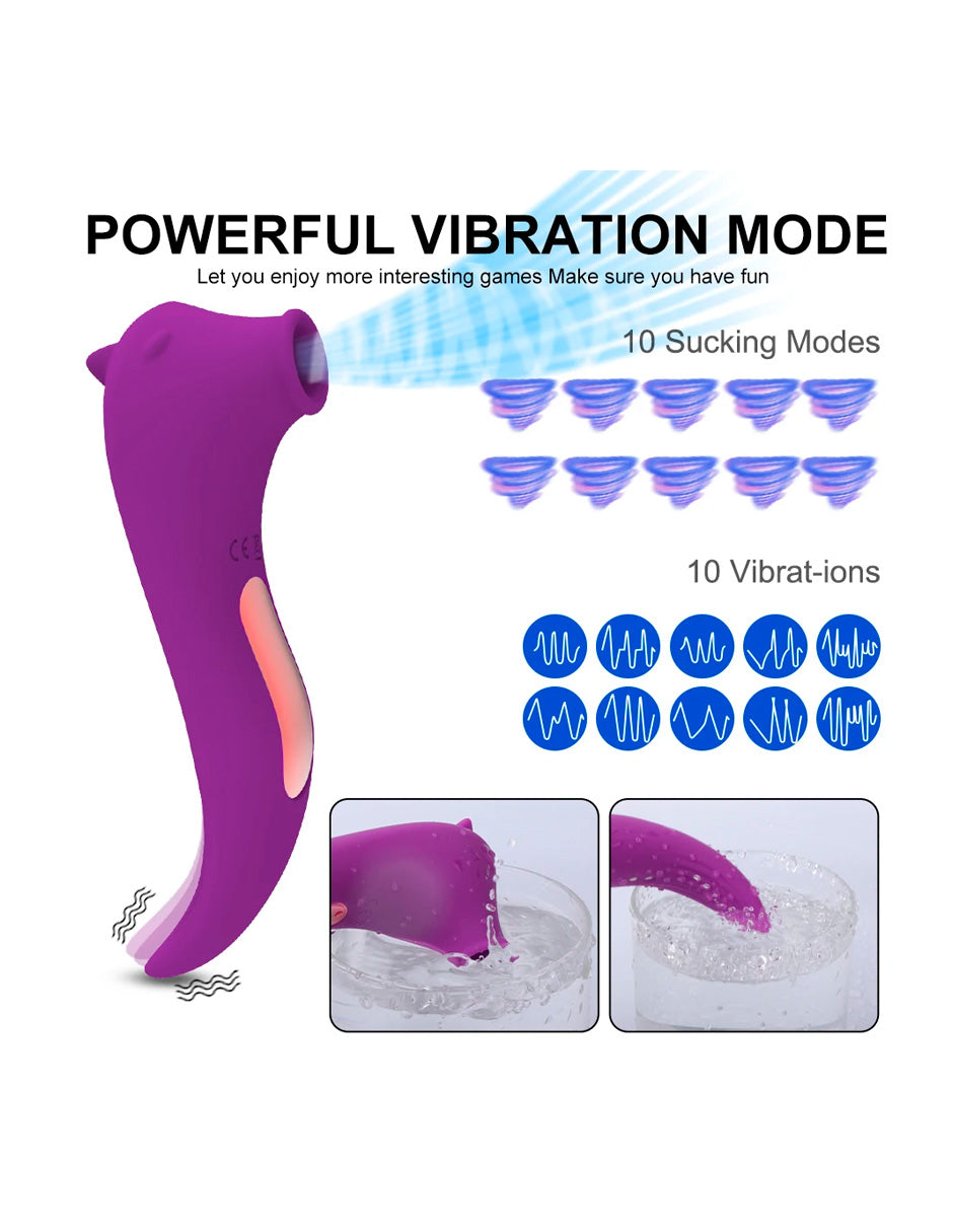 Vibrador Succionador De Clítoris Y Estimulador De Punto G