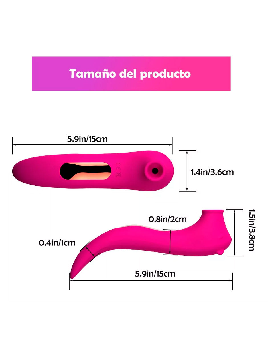 Vibrador Succionador De Clítoris Y Estimulador De Punto G