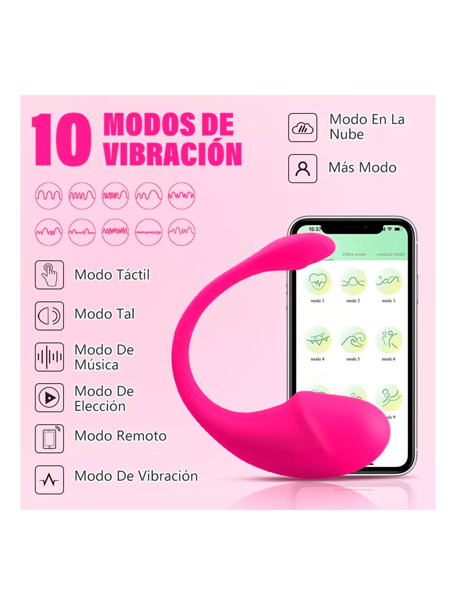 Vibrador Consolador Bluetooth Con App Petukita Box