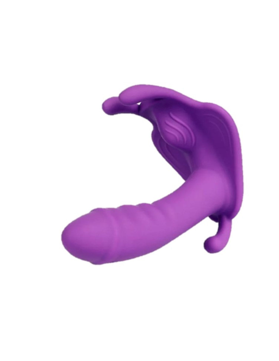 Vibrador De Mariposa De Punto G Portátil Compratible con Control Remoto