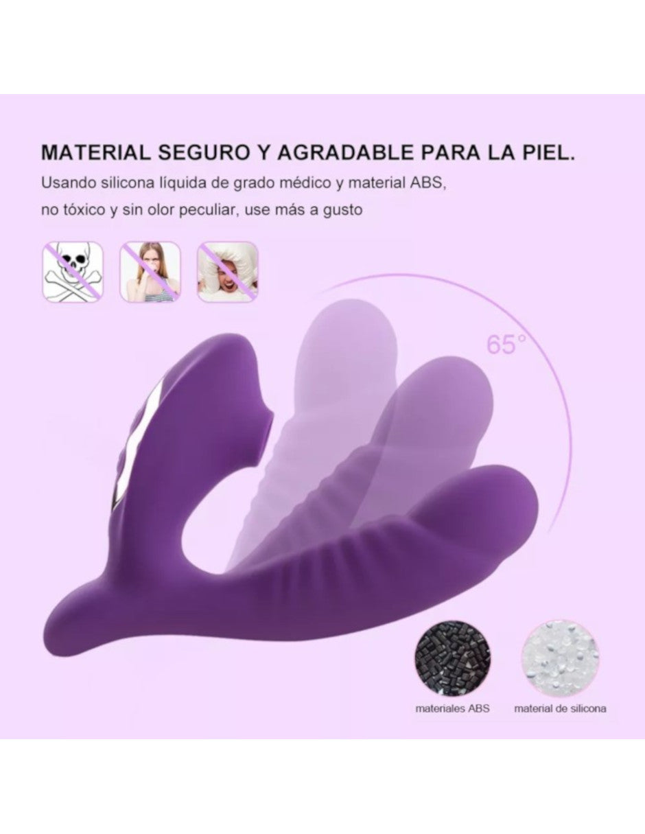 Vibrador con succionador de Clítoris Petukita Box Unisex