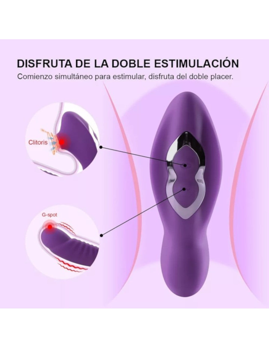 Vibrador con succionador de Clítoris Petukita Box Unisex