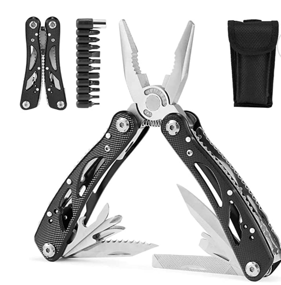 Multiherramienta 24 en 1 con funda para campismo, modelo W-3504