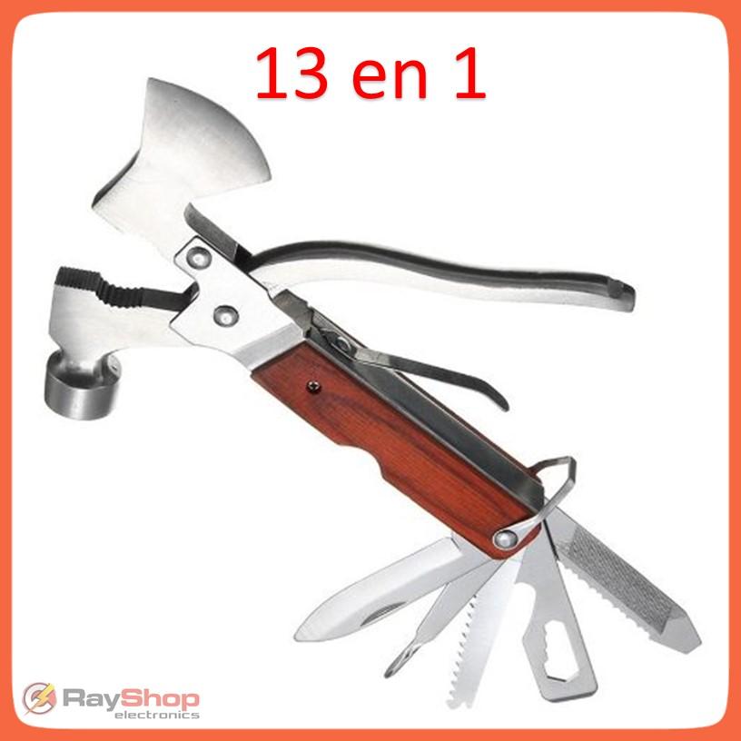 Multiherramienta portátil 13 en 1 con funda, martillo y hacha W147 - foto 6