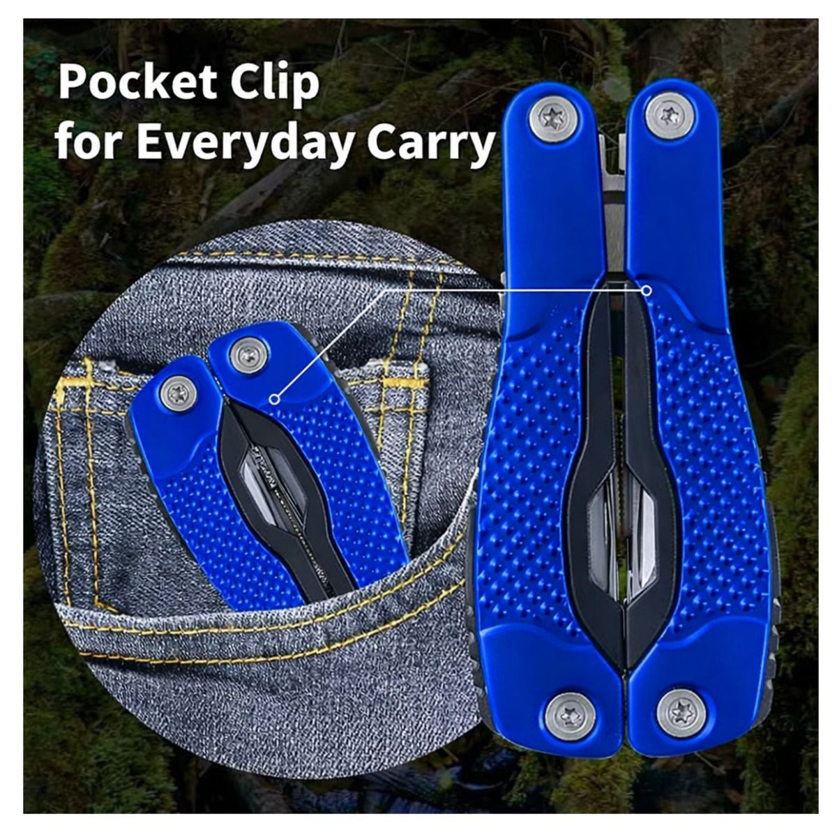 Multiherramienta plegable tipo pinza 16 en 1 para camping y pesca - foto 3