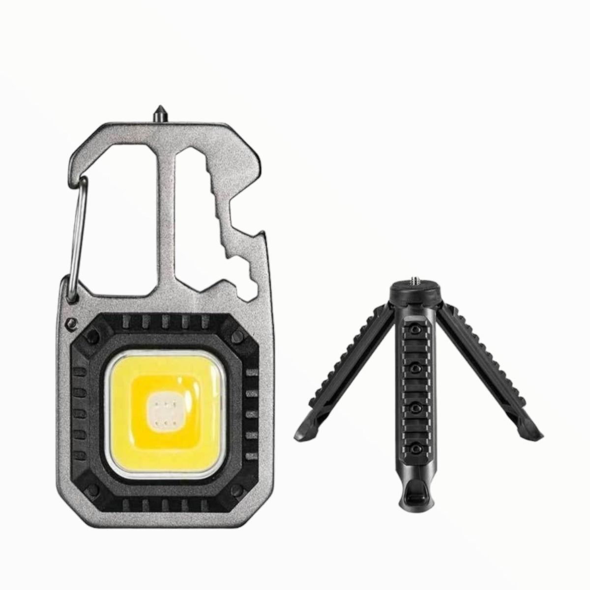 Llavero lámpara multiusos con destapador y rompe vidrios, USB W5138