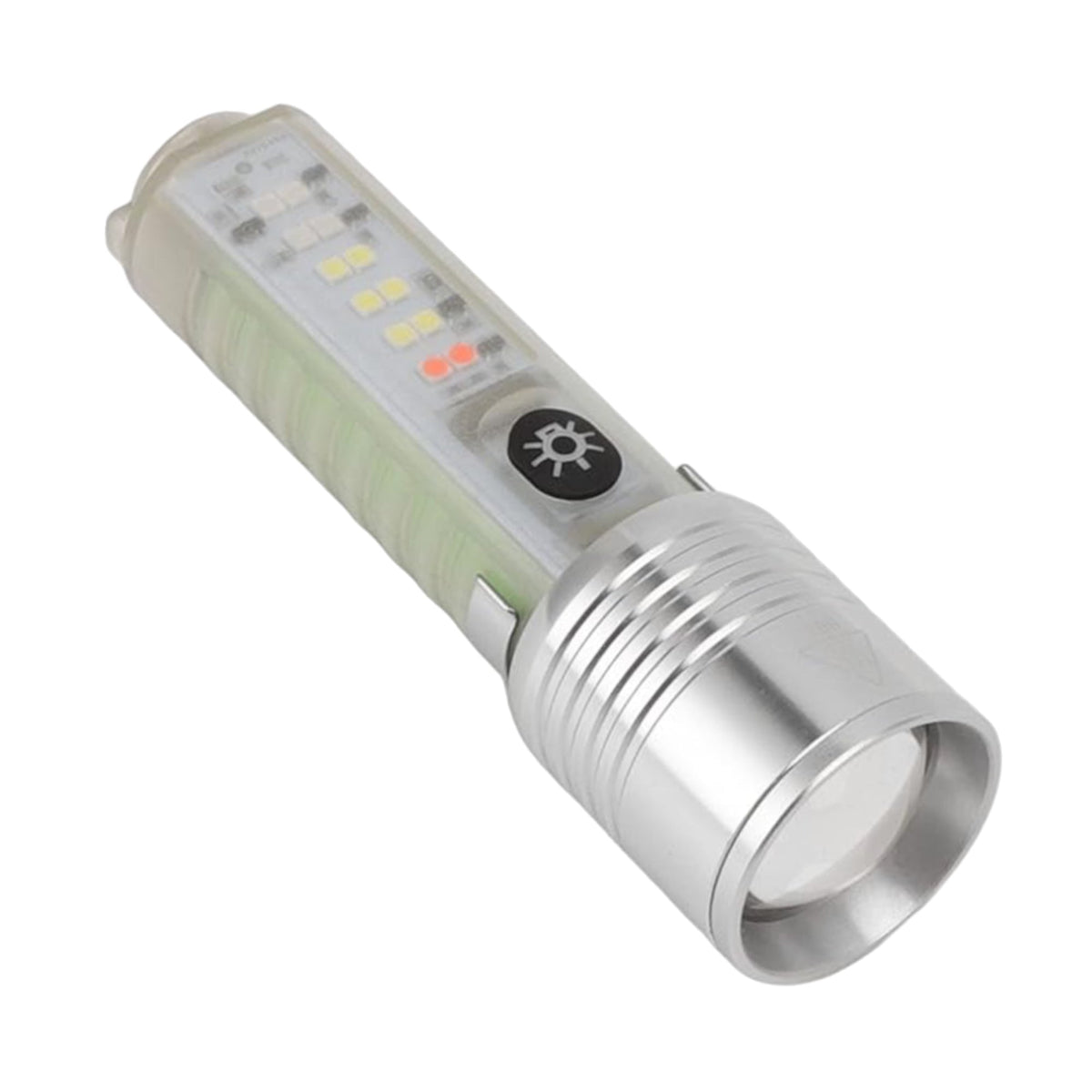 Lámpara de 8 pasos con efecto patrulla, luz UV, imán y carga USB - foto 2
