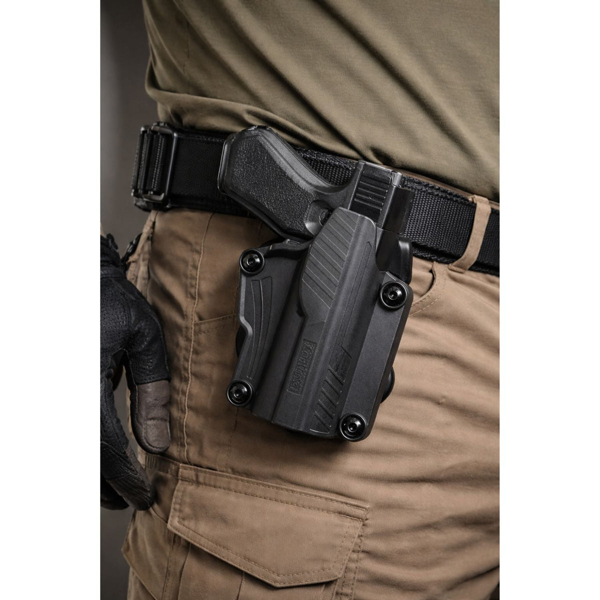Funda táctica universal para pistola con clip y liberación rápida - foto 4