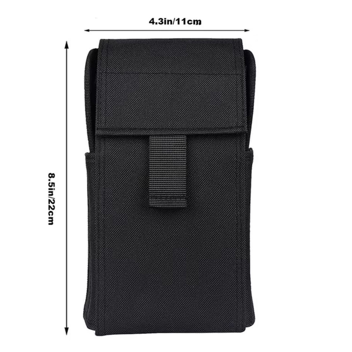 Bolsa táctica MOLLE porta cartuchos y herramientas de nylon, 22 x 11 cm - foto 4