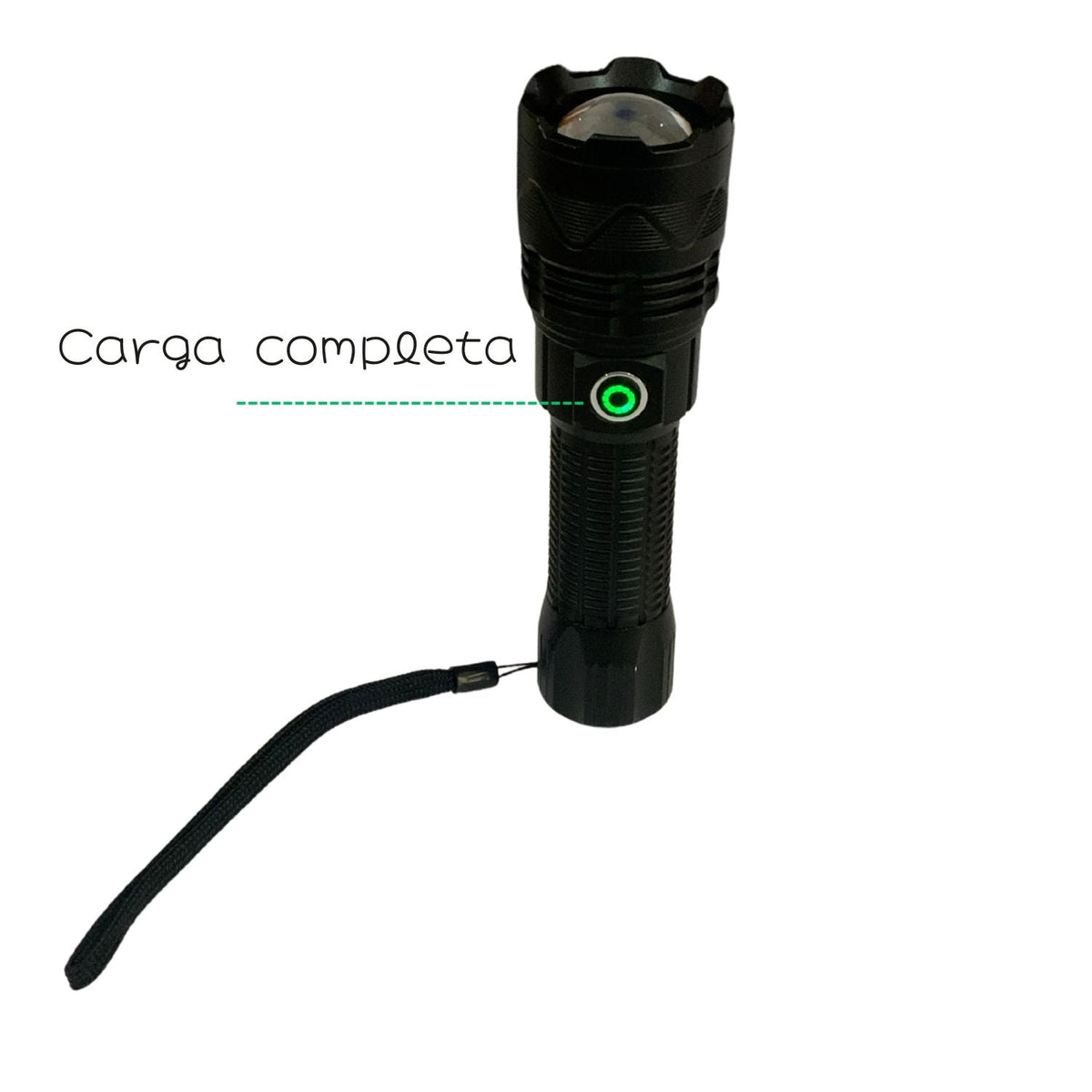 Lámpara recargable efecto patrulla con carcasa de metal y estrobo WL11 - foto 6