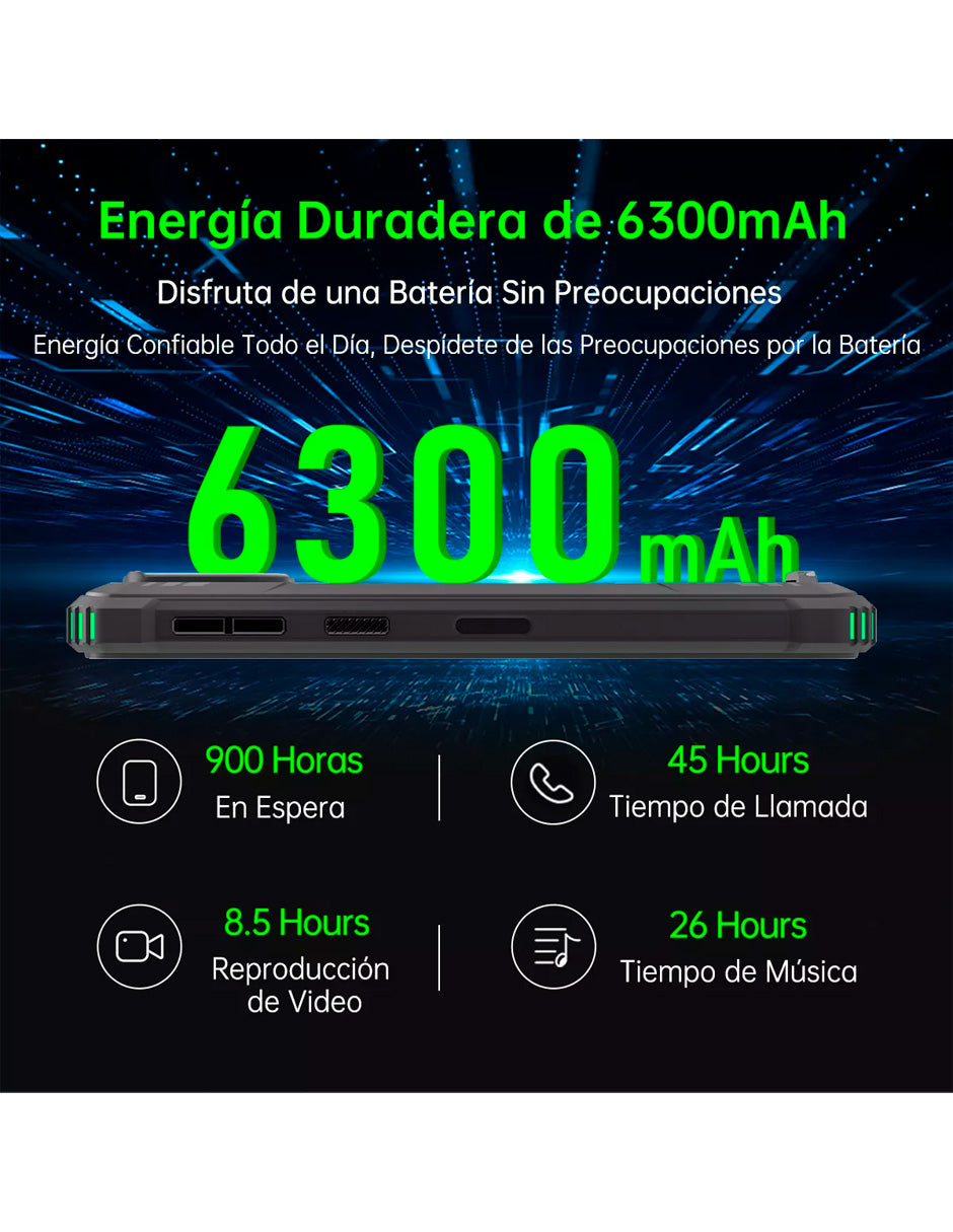 SmartPhone Wp32pro 256gb Rom 6300 Mah  Nfc/nfc/gps/faceid Andriod 14 Negro