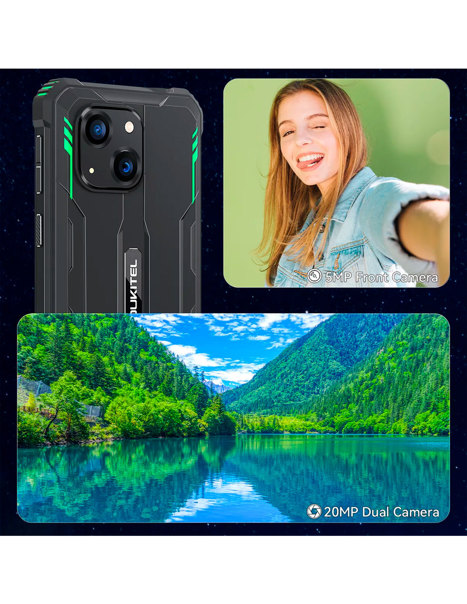 SmartPhone Wp32pro 256gb Rom 6300 Mah  Nfc/nfc/gps/faceid Andriod 14 Negro