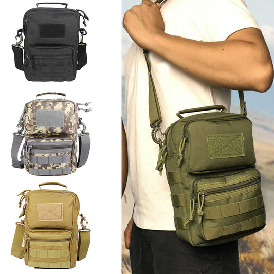 Mochila táctica cruzada con 8 compartimentos y correa de 140 cm (WZ9060)