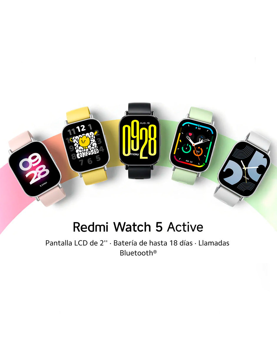 Reloj Inteligente Watch 5 Active con HyperOS Plata