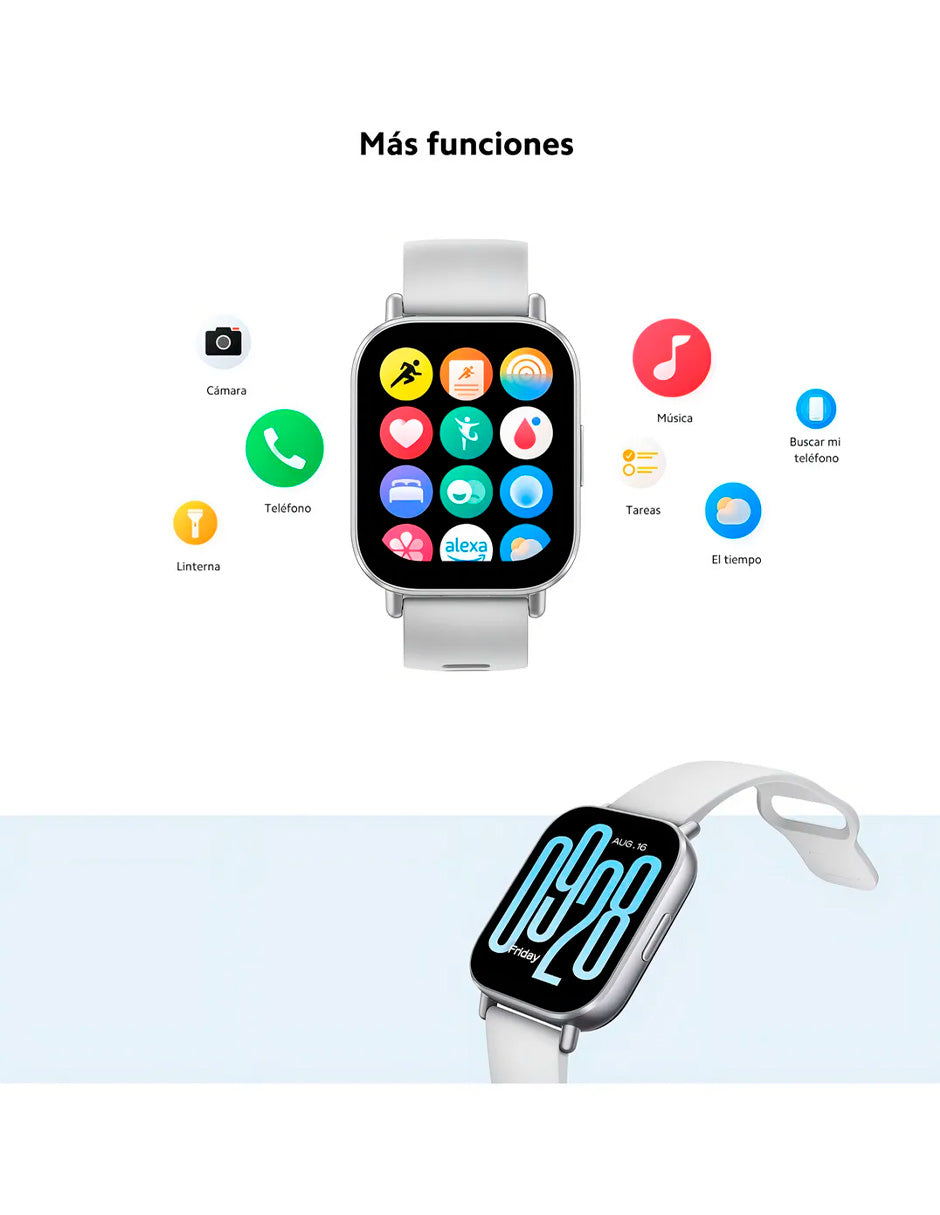 Reloj Inteligente Watch 5 Active con HyperOS Negro