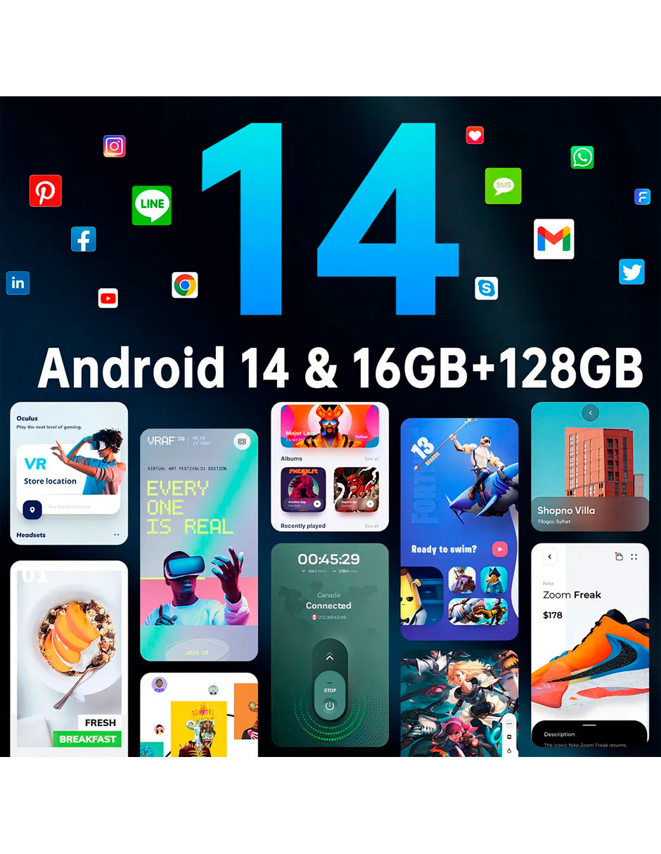 Smartphone WP28s (16 GB RAM [4+12], 128 GB ROM NEGRO