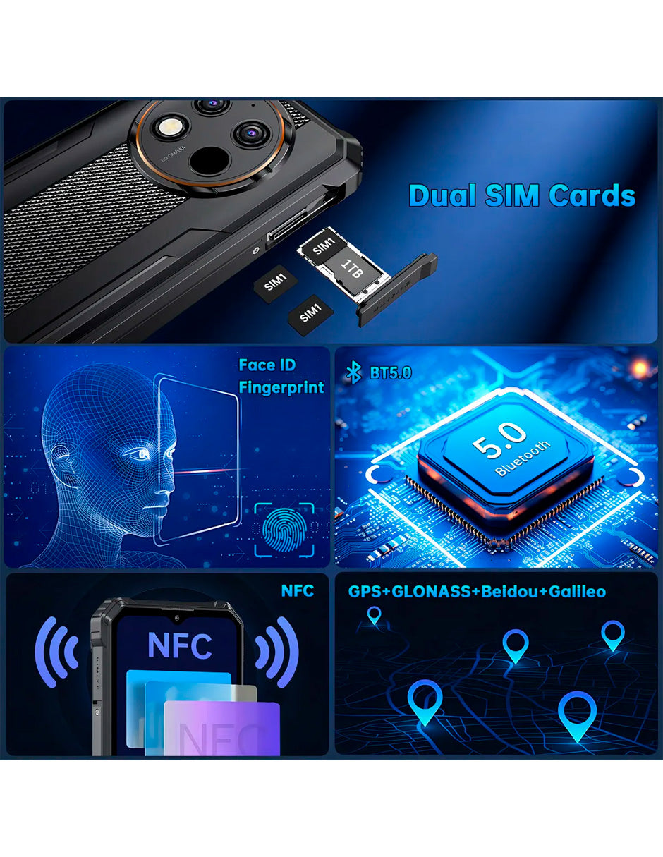 Smartphone WP28s (16 GB RAM [4+12], 128 GB ROM NEGRO