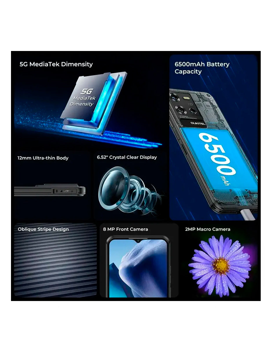 Smartphone WP50 Dual SIM 256 GB Color Negro 16 GB RAM