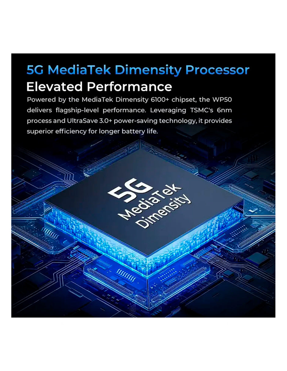 Smartphone WP50 Dual SIM 256 GB Color Negro 16 GB RAM