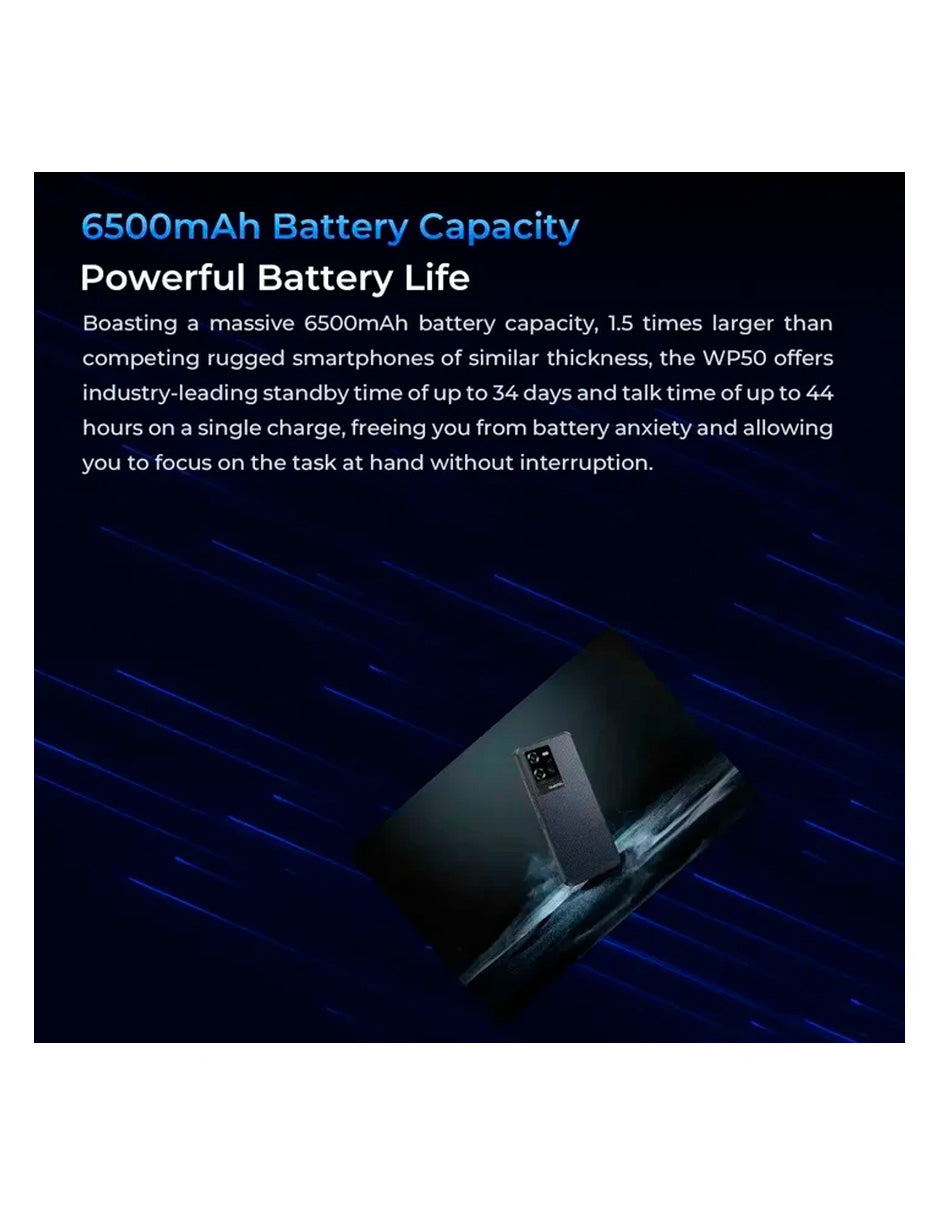 Smartphone WP50 Dual SIM 256 GB Color Negro 16 GB RAM