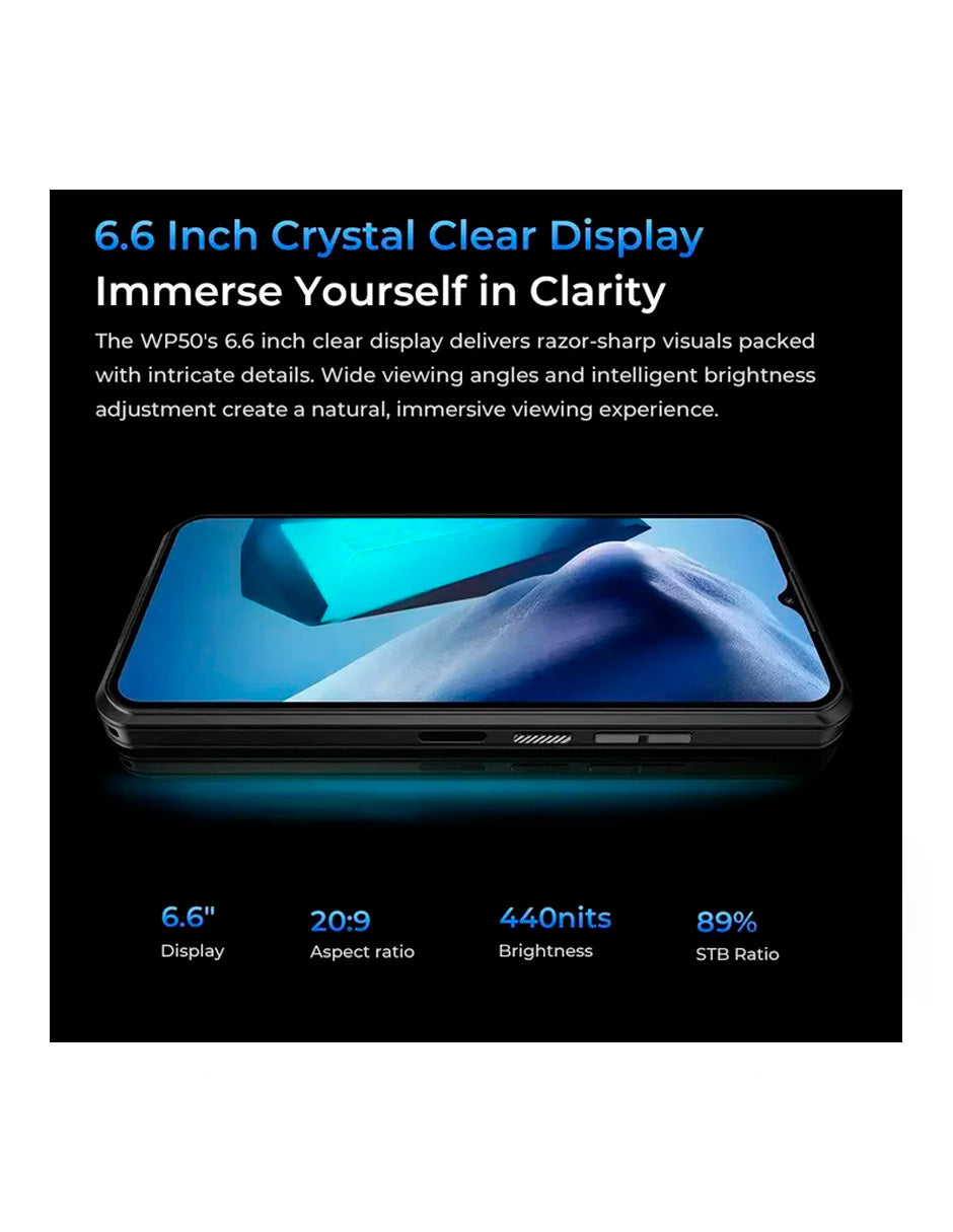 Smartphone WP50 Dual SIM 256 GB Color Negro 16 GB RAM