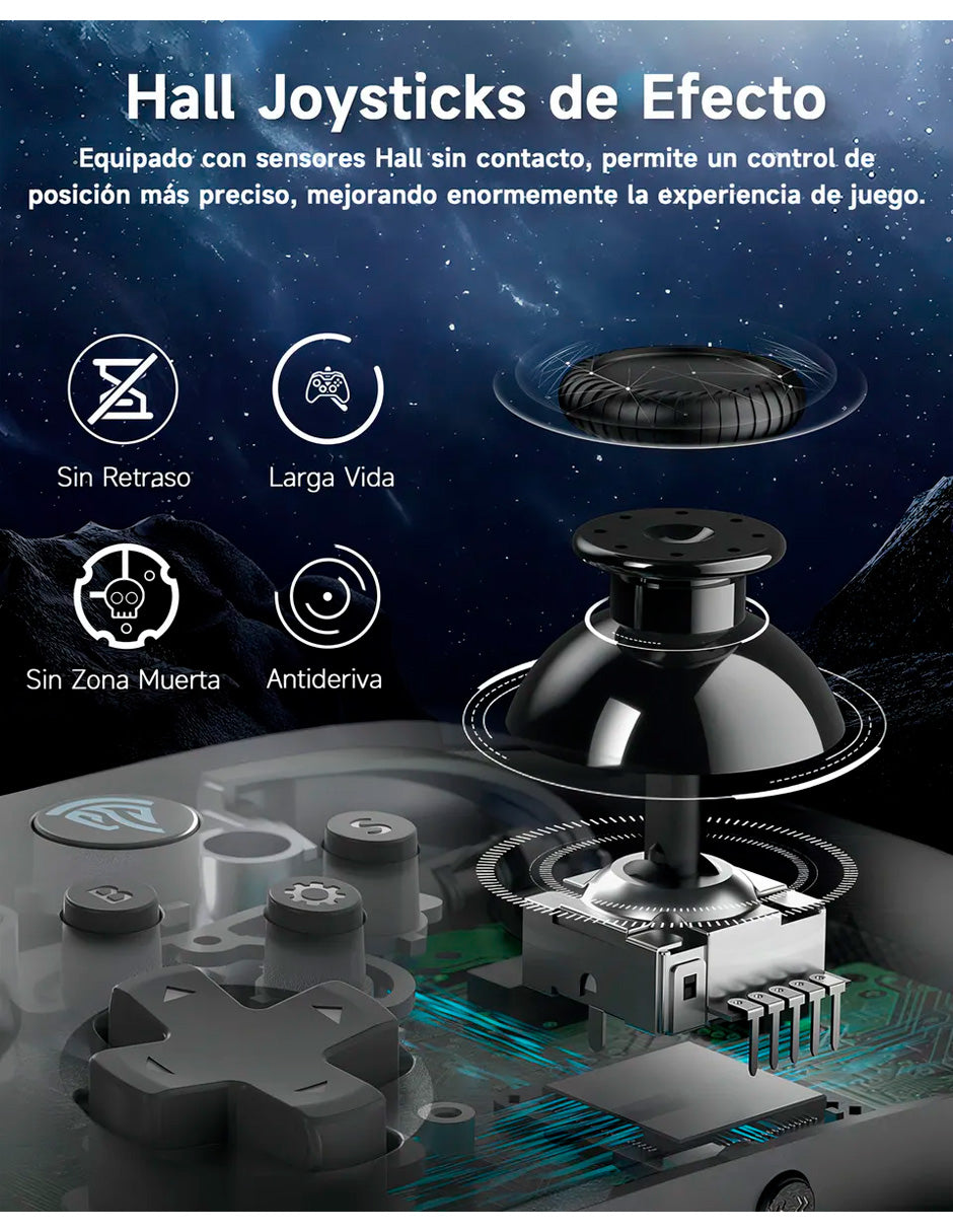 Control Para Nintendo Switch X10 Y Pc programable Botones Atrás 1000 mah BATERÍA