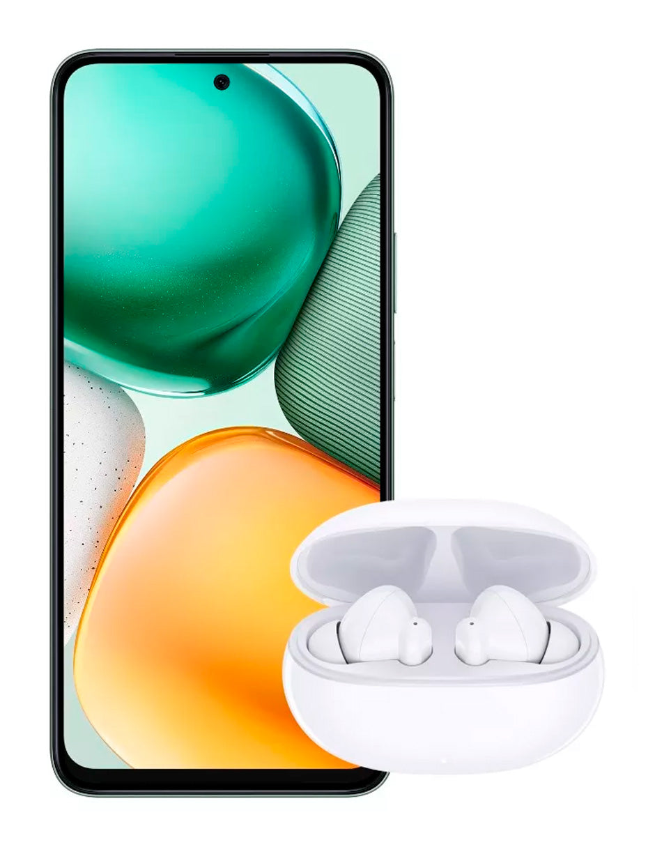 SmartPhone  X7C 256GB Dual Sim + Audífonos Verde Combo