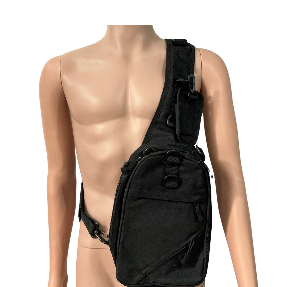 Mochila cruzada con cierres laterales XB055