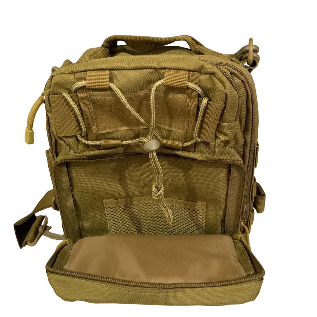 Mochila sling táctica de 6.55 L con sistema MOLLE, para pecho o espalda - foto 5