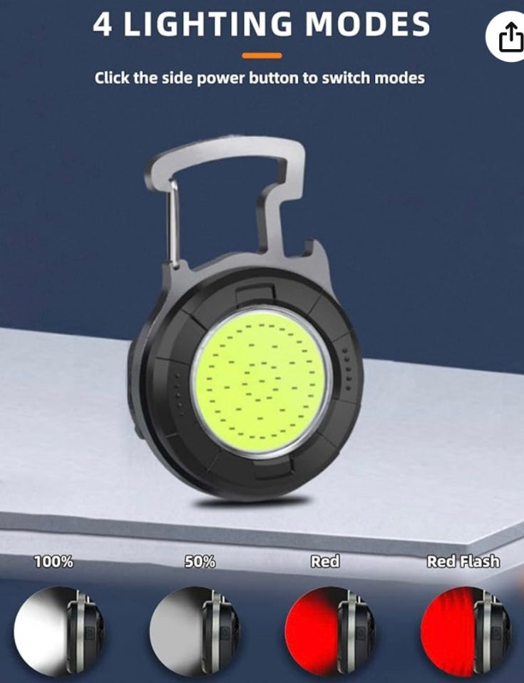 Linterna LED de 4 pasos con luz blanca y roja y destapador XBD-002 - foto 3