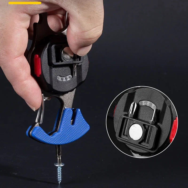 Mini linterna LED COB tipo C con imán y cortador de soga, XBD-004 - foto 3