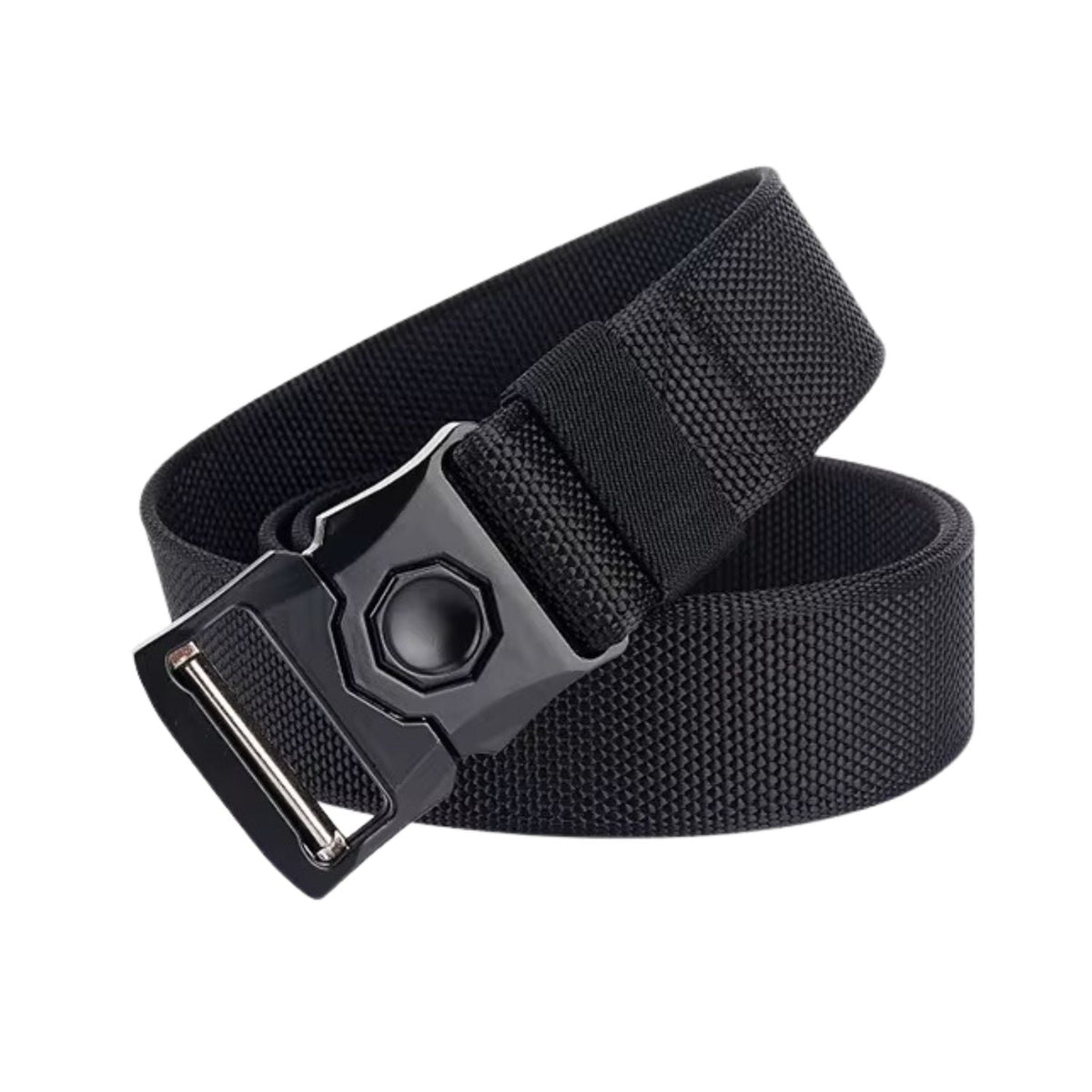 Cinturón táctico de nylon con hebilla metálica de liberación rápida (X037)