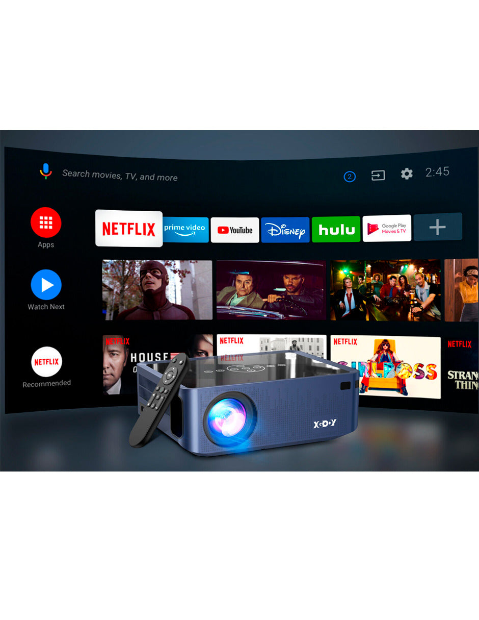 Proyector Petukita Box X-Nano con Android / Wifi / Full Hd Blue