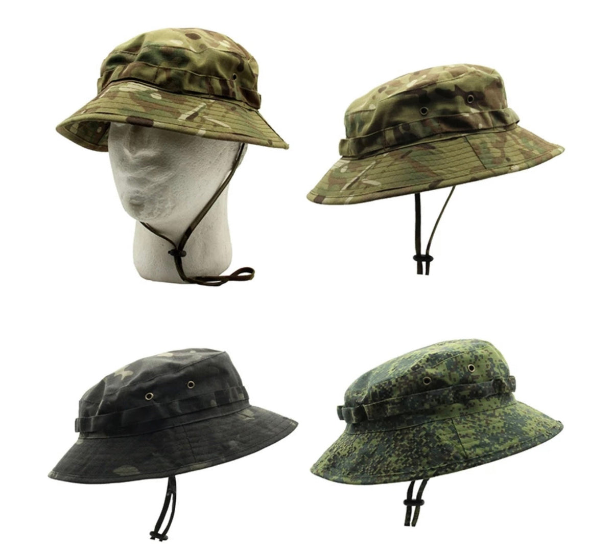 Sombrero táctico británico de ala corta, modelo XYB