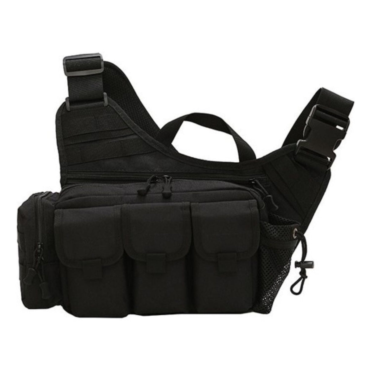 Mochila táctica cruzada con Molle y varios compartimentos XB053