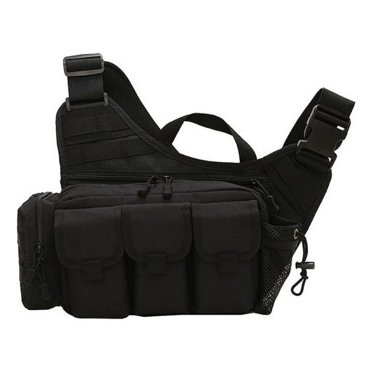 Mochila táctica cruzada con Molle y varios compartimentos XB053