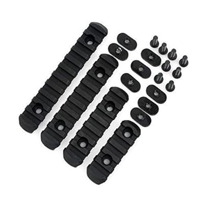 Set de 4 rieles picatinny de polímero de 20 mm