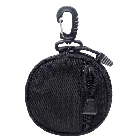 Mini bolsa EDC con mosquetón giratorio y doble cremallera