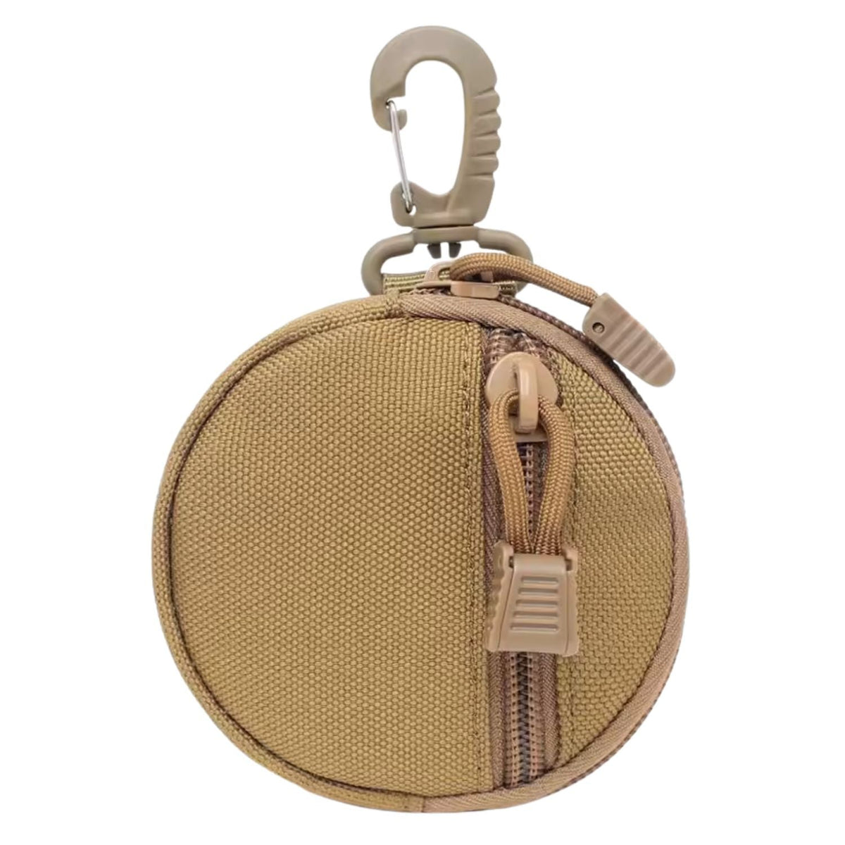 Mini bolsa EDC con mosquetón giratorio y doble cremallera - foto 4