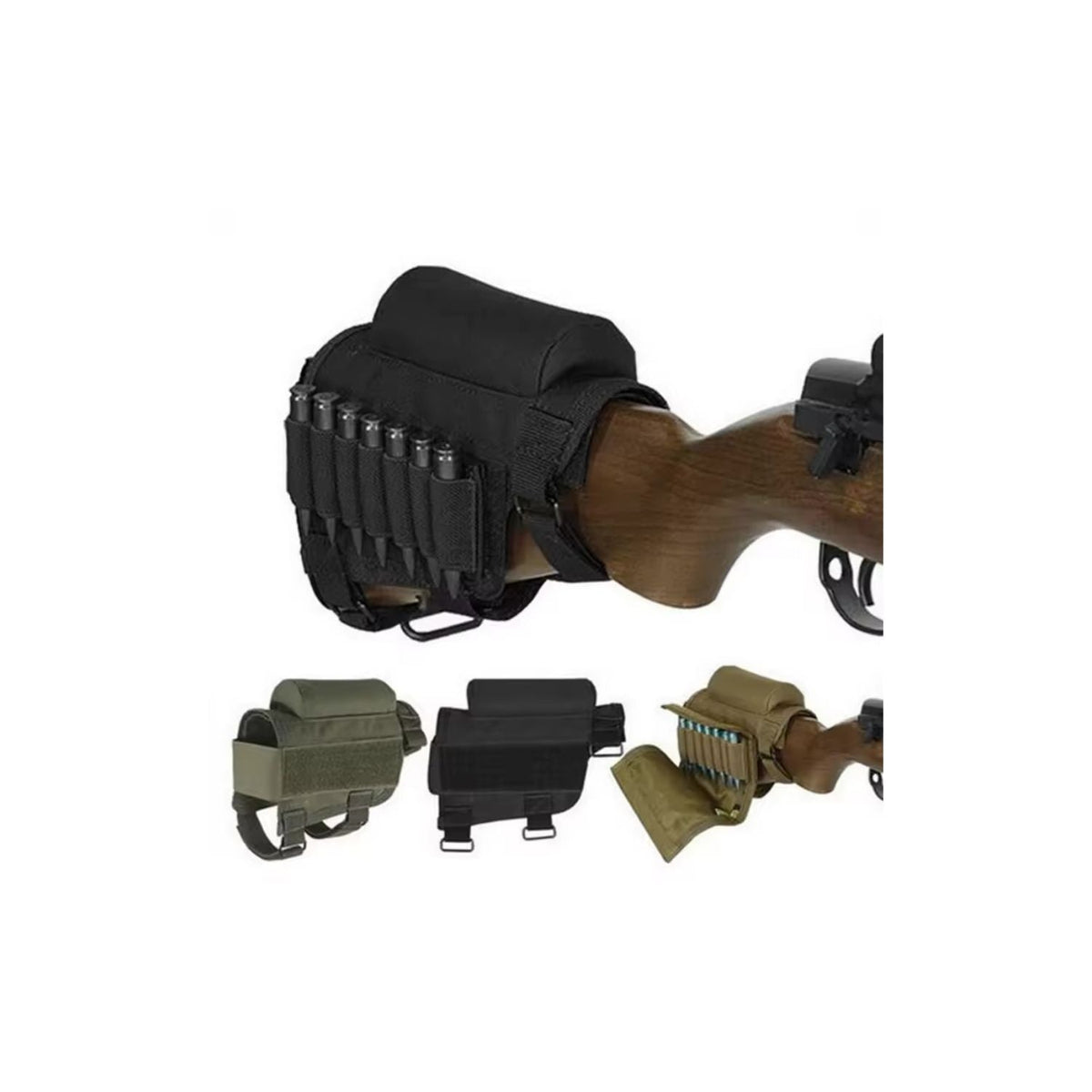 Funda de lona para culata de rifle con 12 cartuchos YB1192 - foto 2