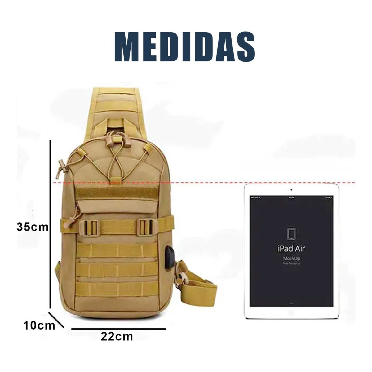 Pechera táctica con sistema Molle y velcro YB1441 - foto 3