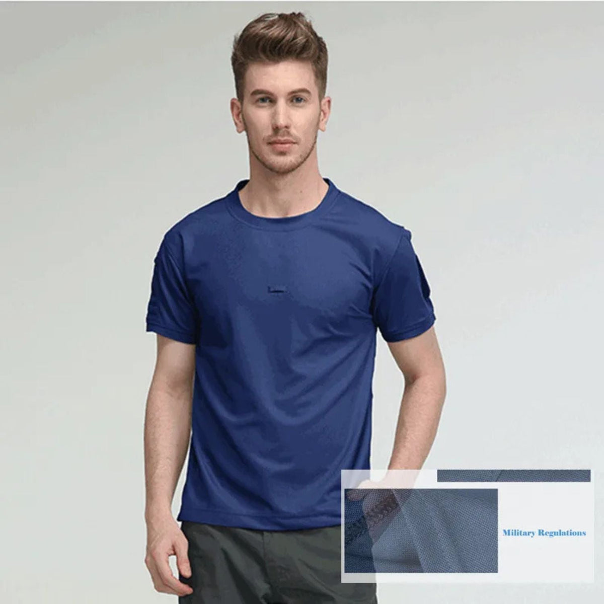 Camiseta de manga corta transpirable de secado rápido - foto 2