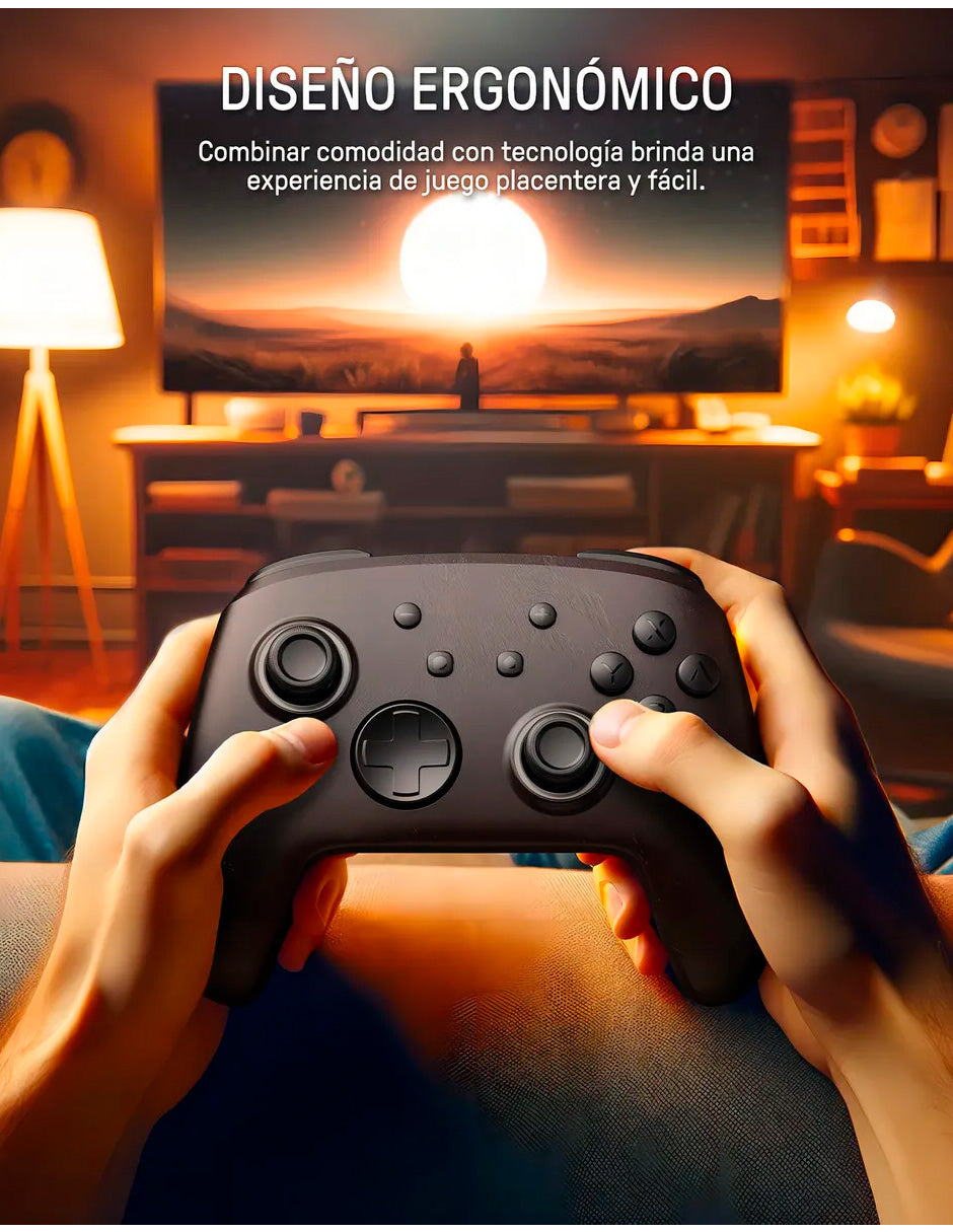 Control Inalámbrico Pro para Nintendo Switch – Iluminación Naranja