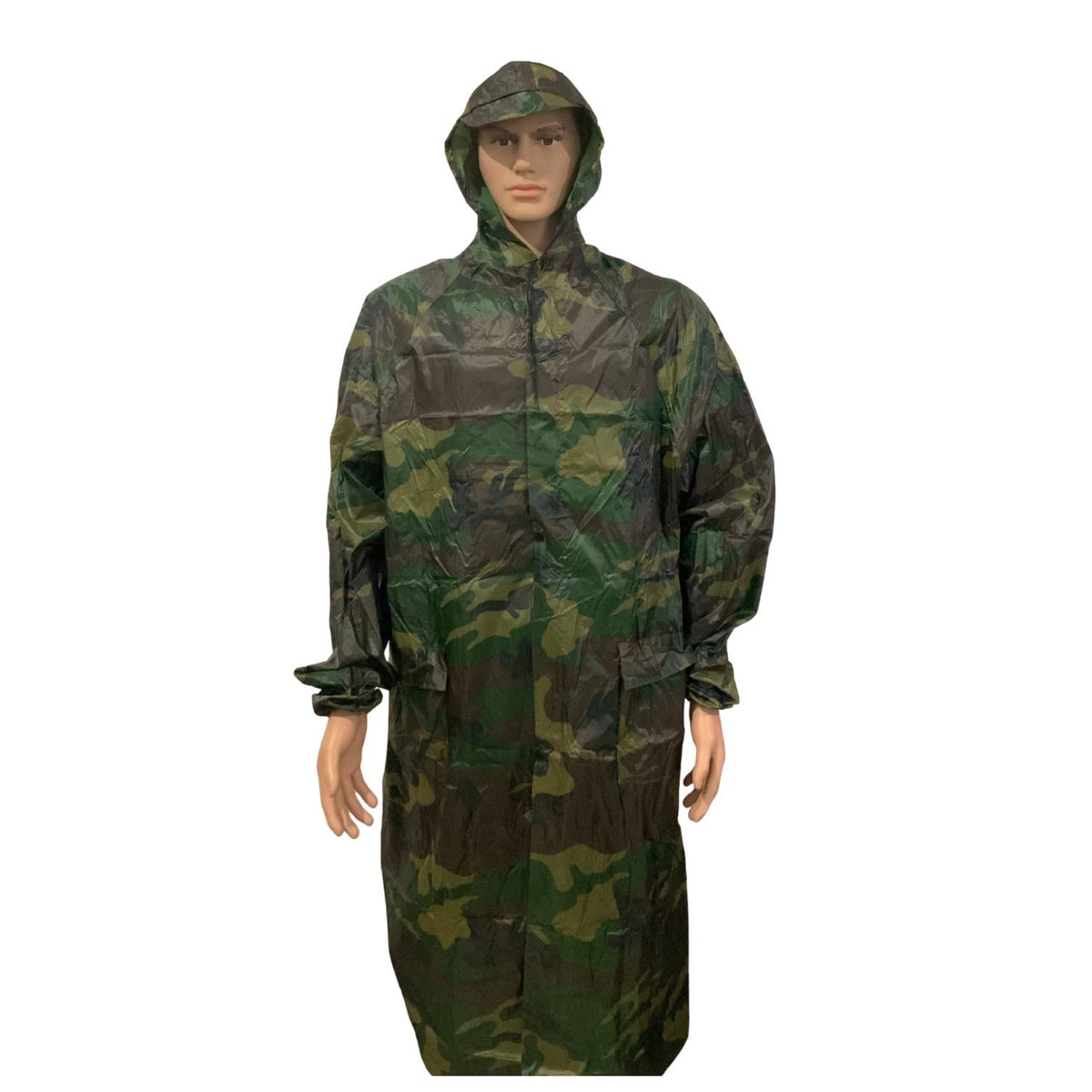 Impermeable camuflaje con capucha, visera y funda de transporte - foto 3