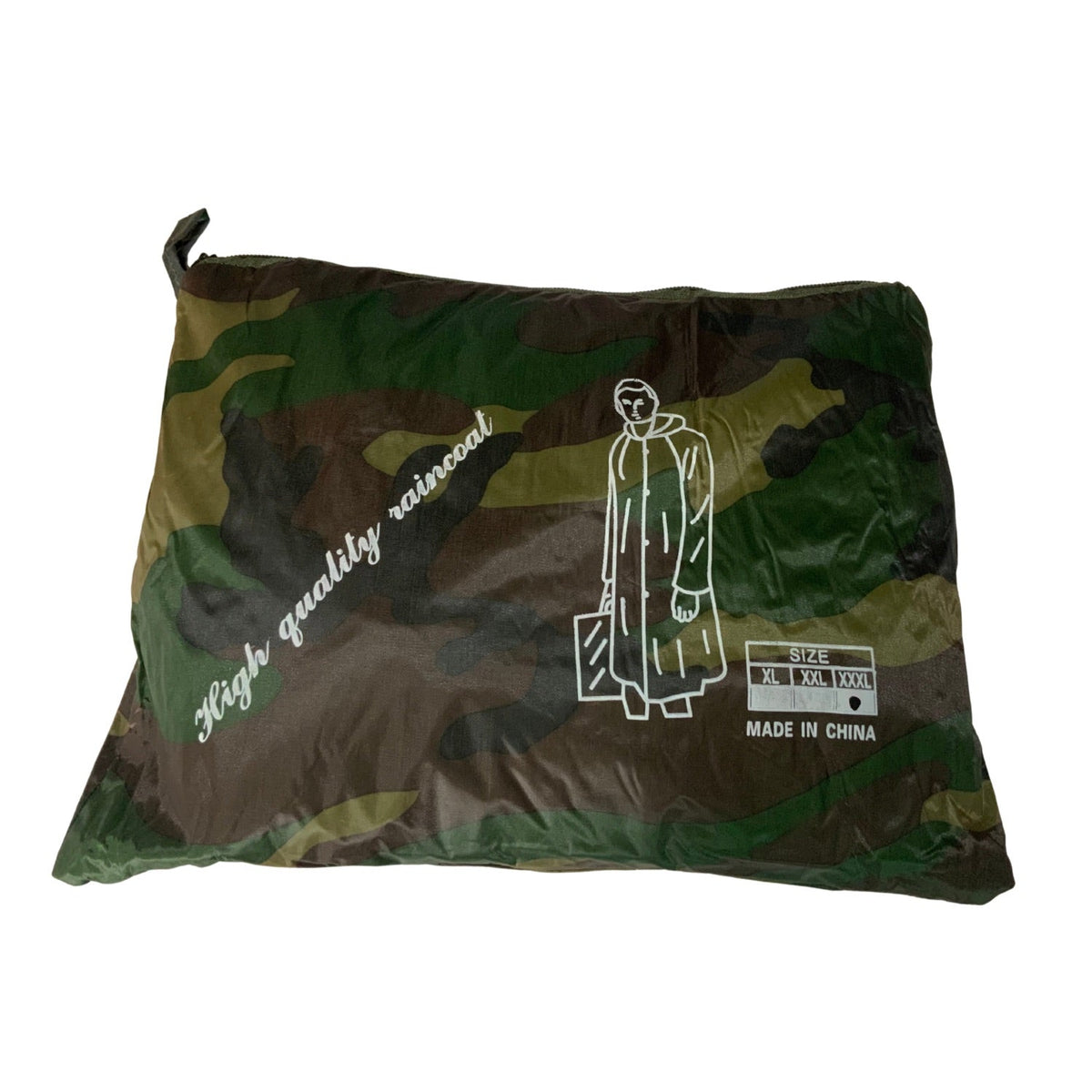 Impermeable camuflaje con capucha, visera y funda de transporte - foto 2