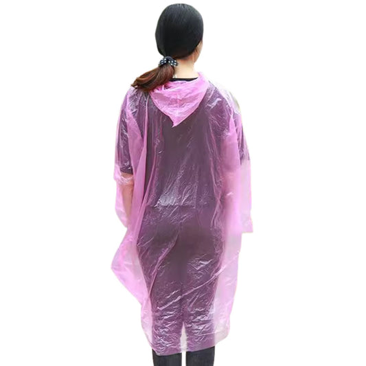 Impermeables desechables con capucha, unisex y plegables