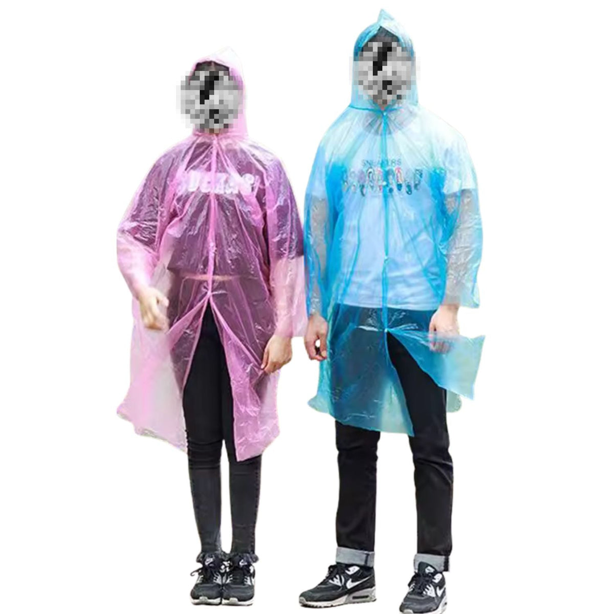 Impermeables desechables con capucha, unisex y plegables - foto 2